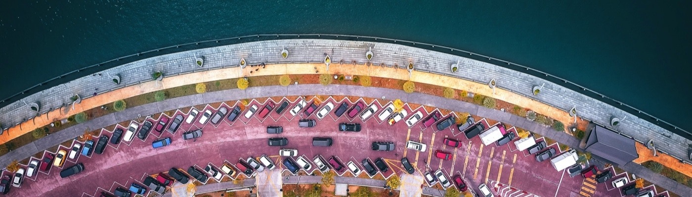 Parking top view