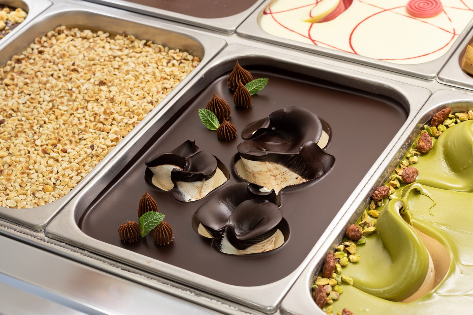Chocolate gelato