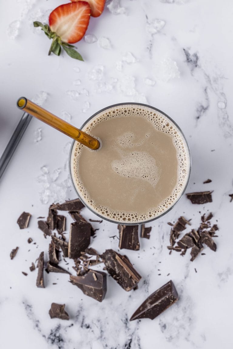 A chocolate drink