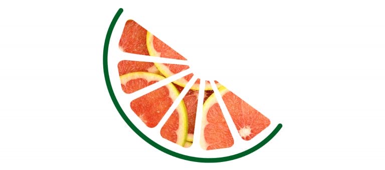 Grapefruit heart