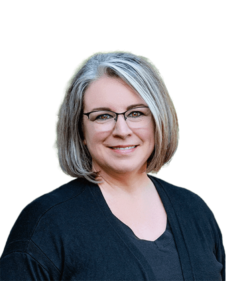 Portrait of Jennie Meeker, an IFF team member.