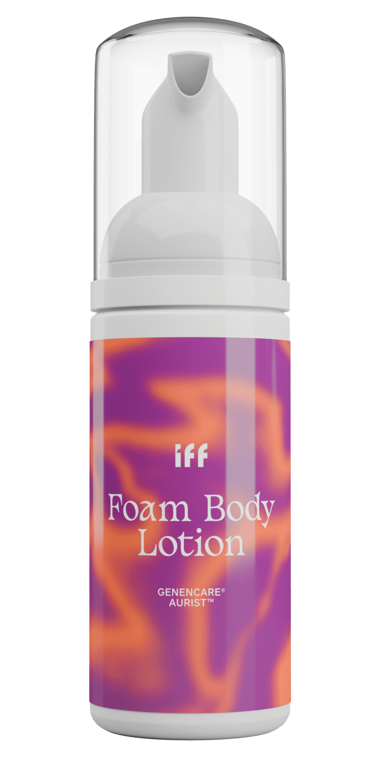 IFF Foam Body Lotion Xelestia Cosmetic Formulation