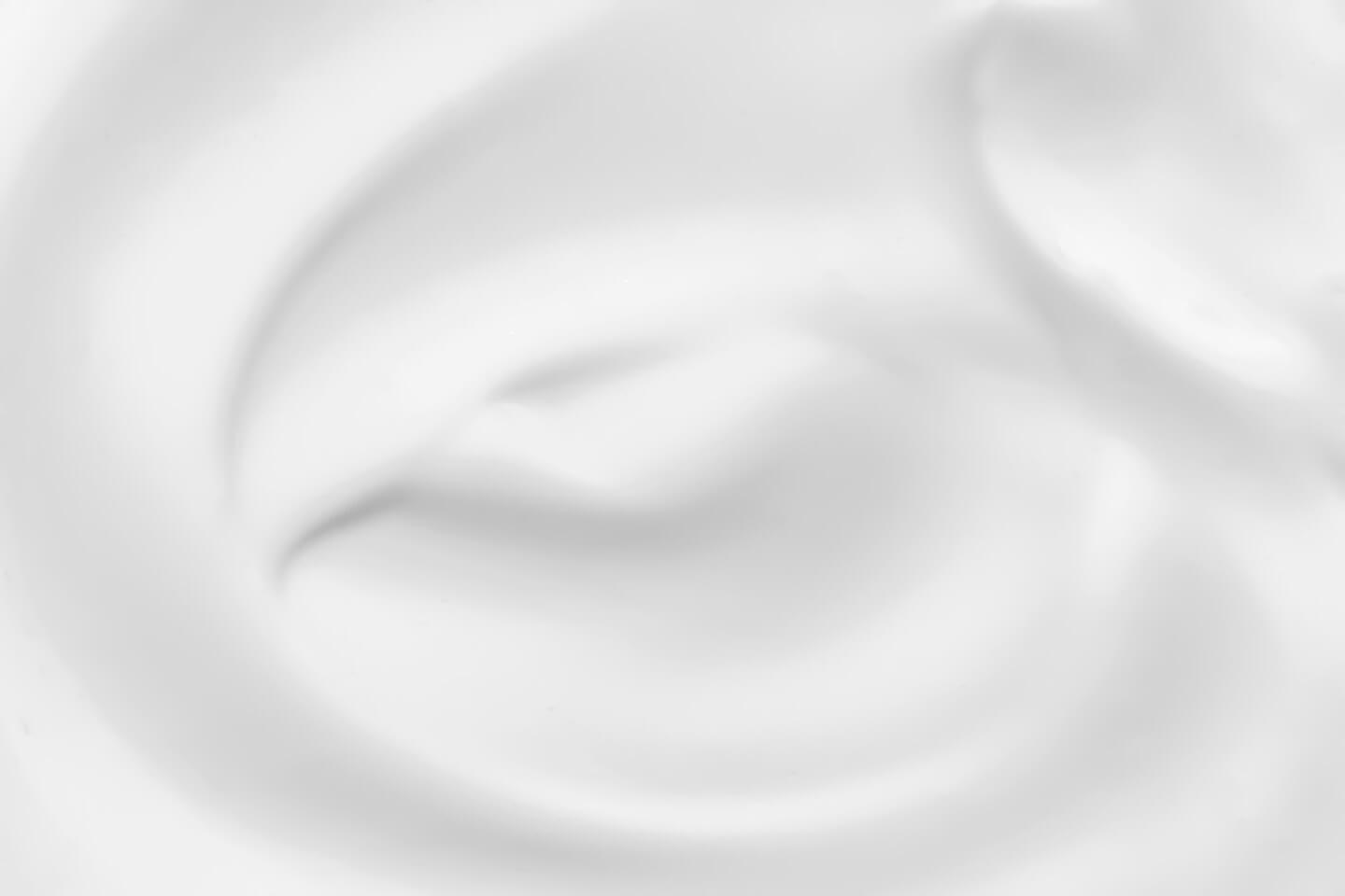 Smooth, white creamy yogurt texture
