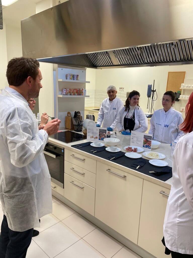 Culinary team in the IFF kitchen in Gebze, Turkiye