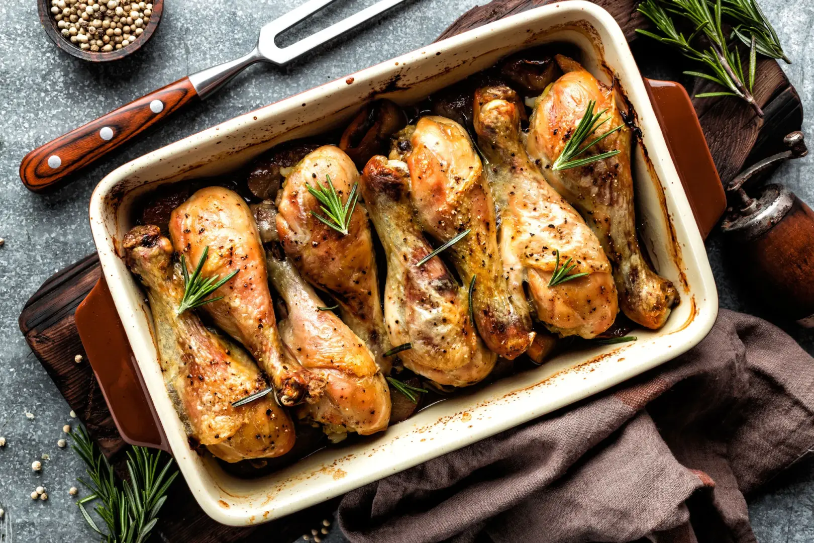 roast chicken thighs